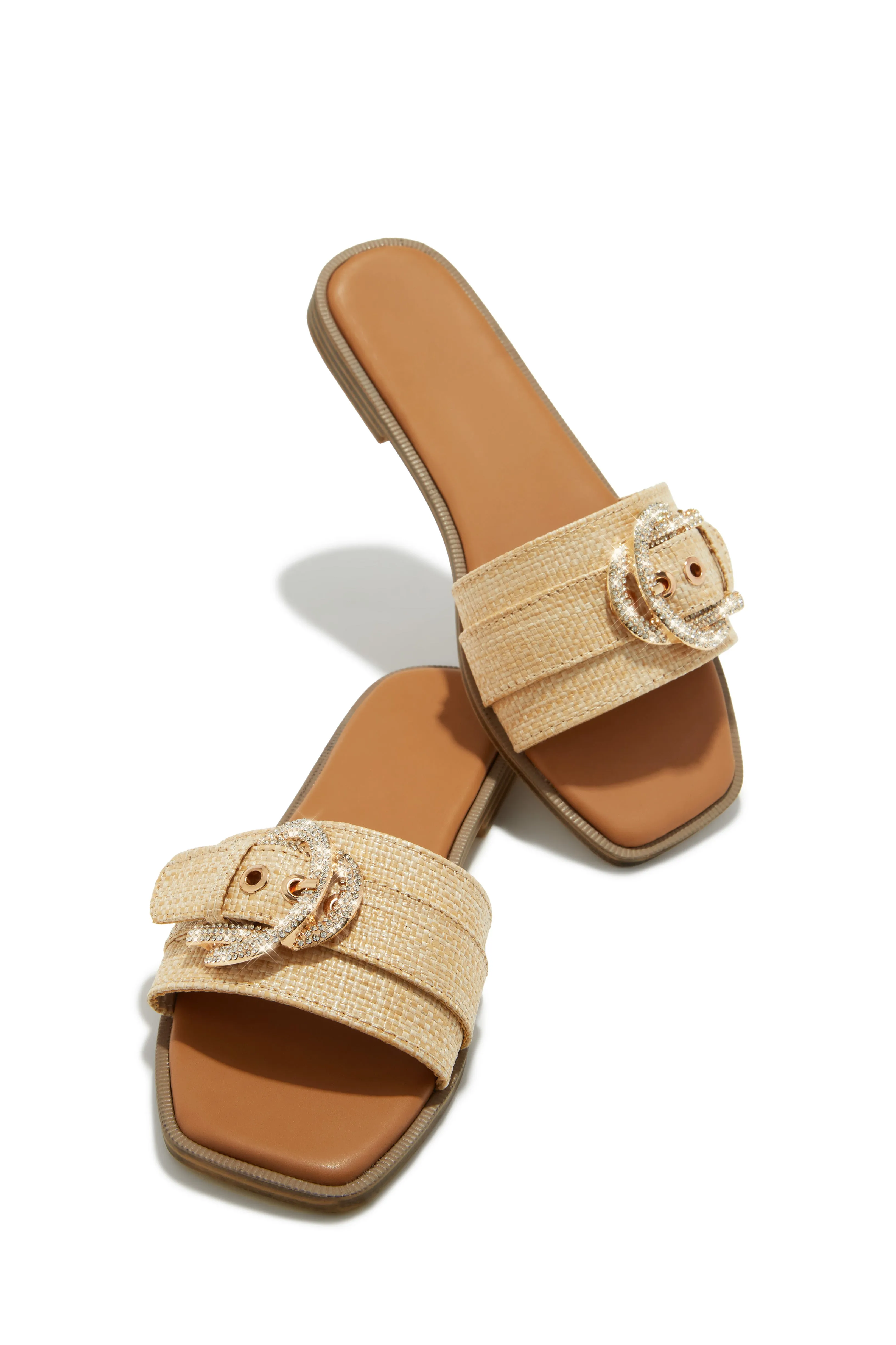 Asarya Slip On Sandals - Natural sold by Miss Lola product image thumbnail 4