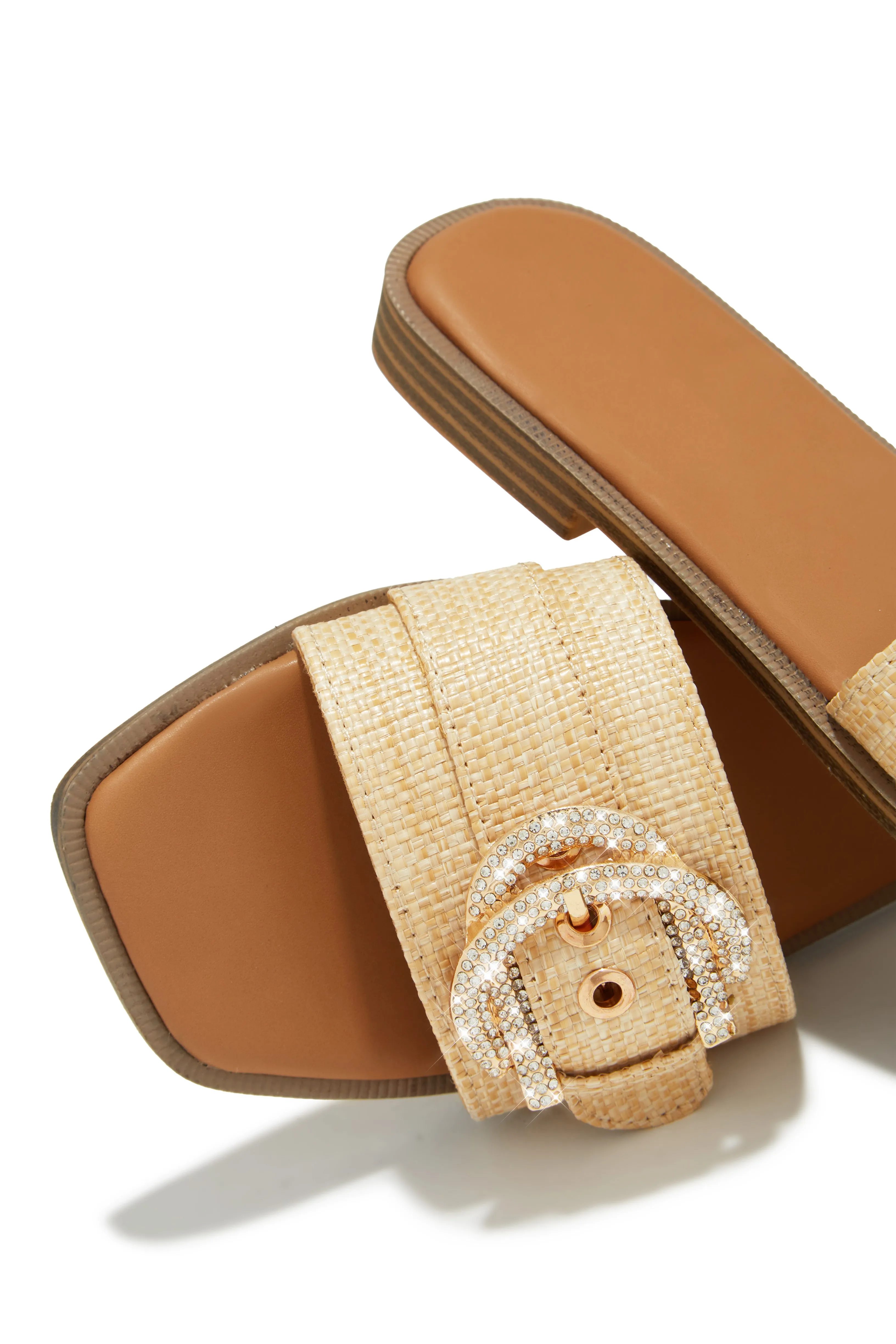Asarya Slip On Sandals - Natural sold by Miss Lola product image thumbnail 3