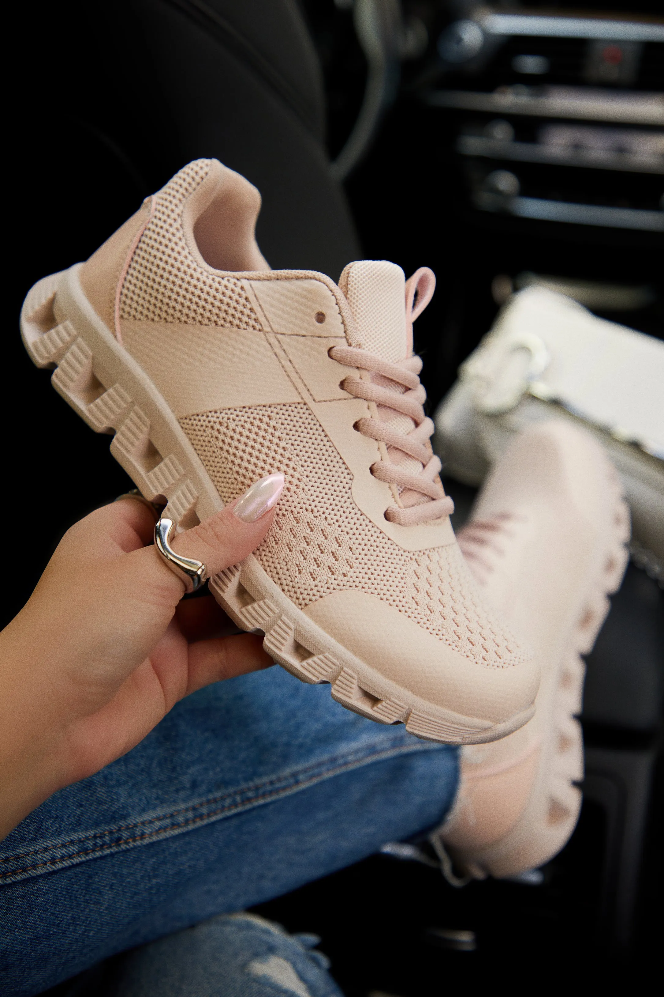 Jet Setter Lace Up Sneakers - Pink sold by Miss Lola