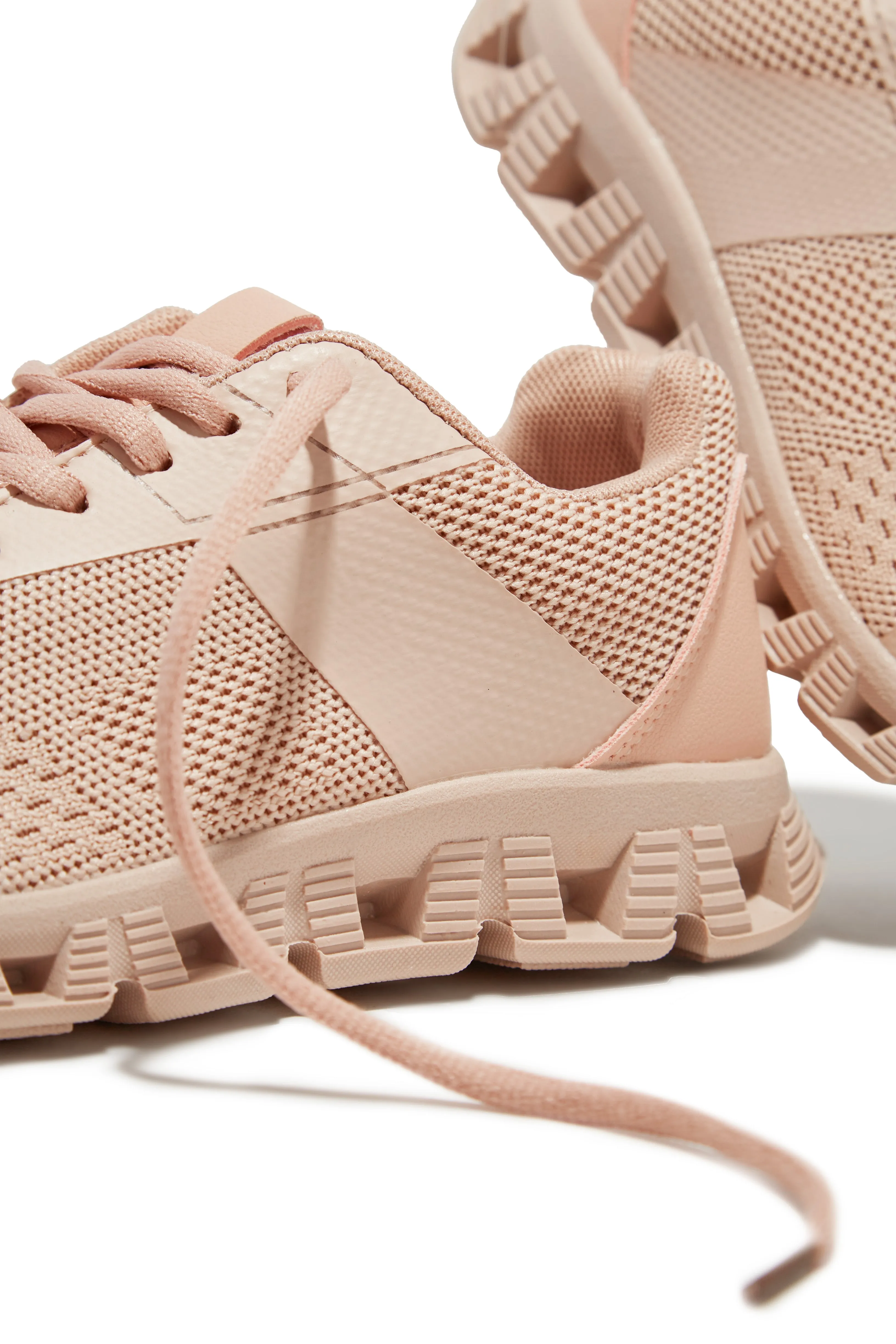 Jet Setter Lace Up Sneakers - Pink sold by Miss Lola product image thumbnail 2