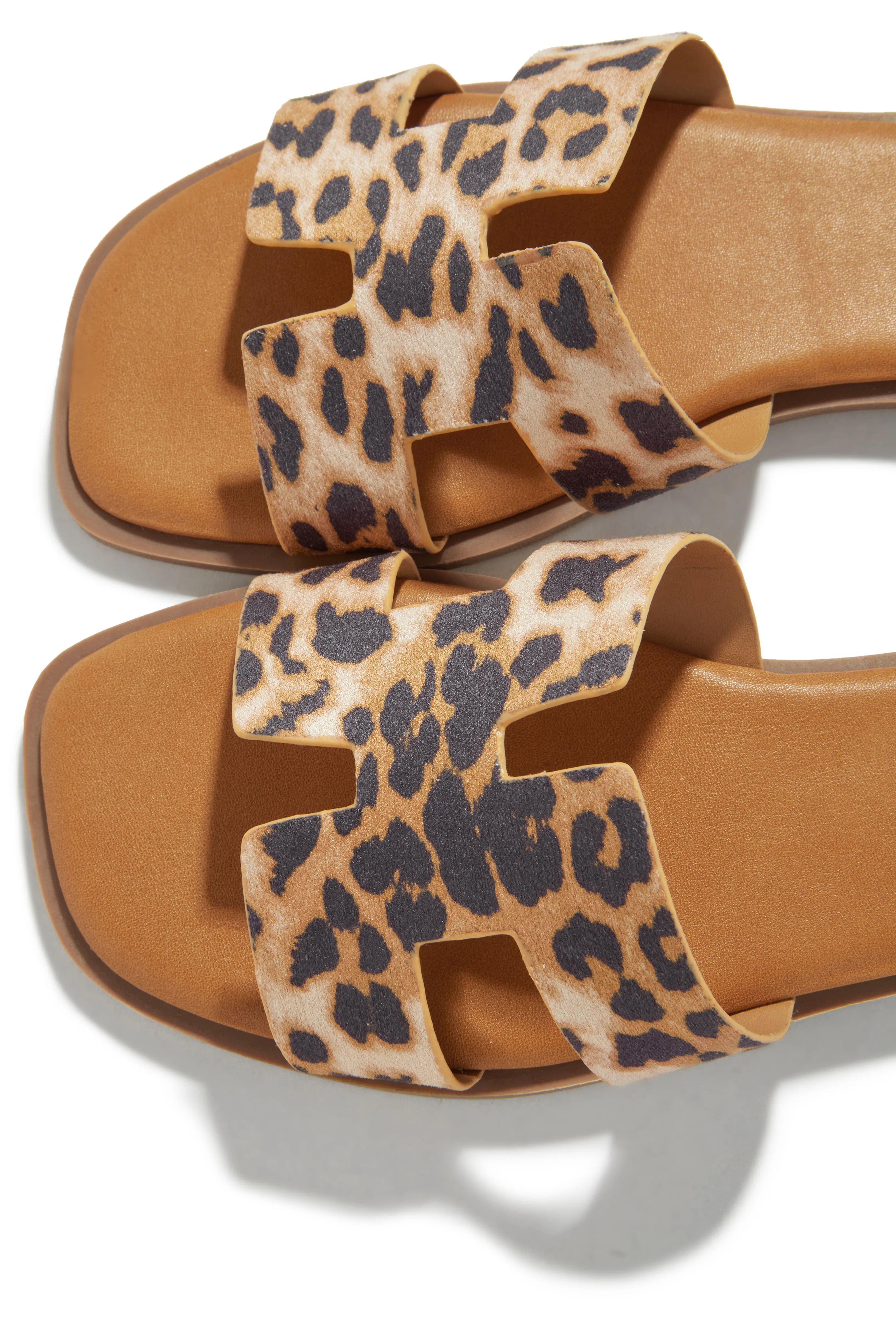 Miraya Slip On Sandals - Leopard sold by Miss Lola product image thumbnail 3