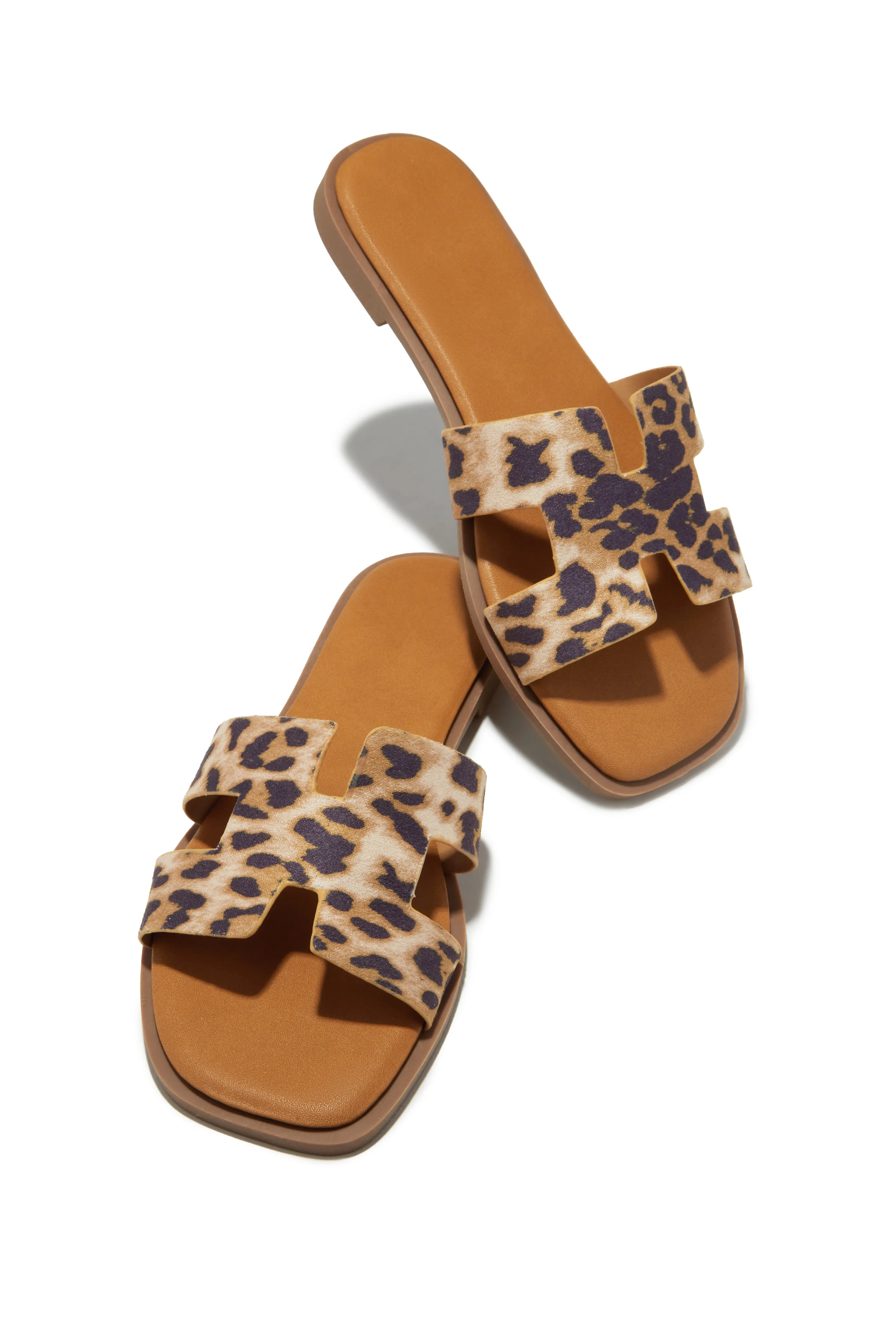 Miraya Slip On Sandals - Leopard sold by Miss Lola product image thumbnail 4