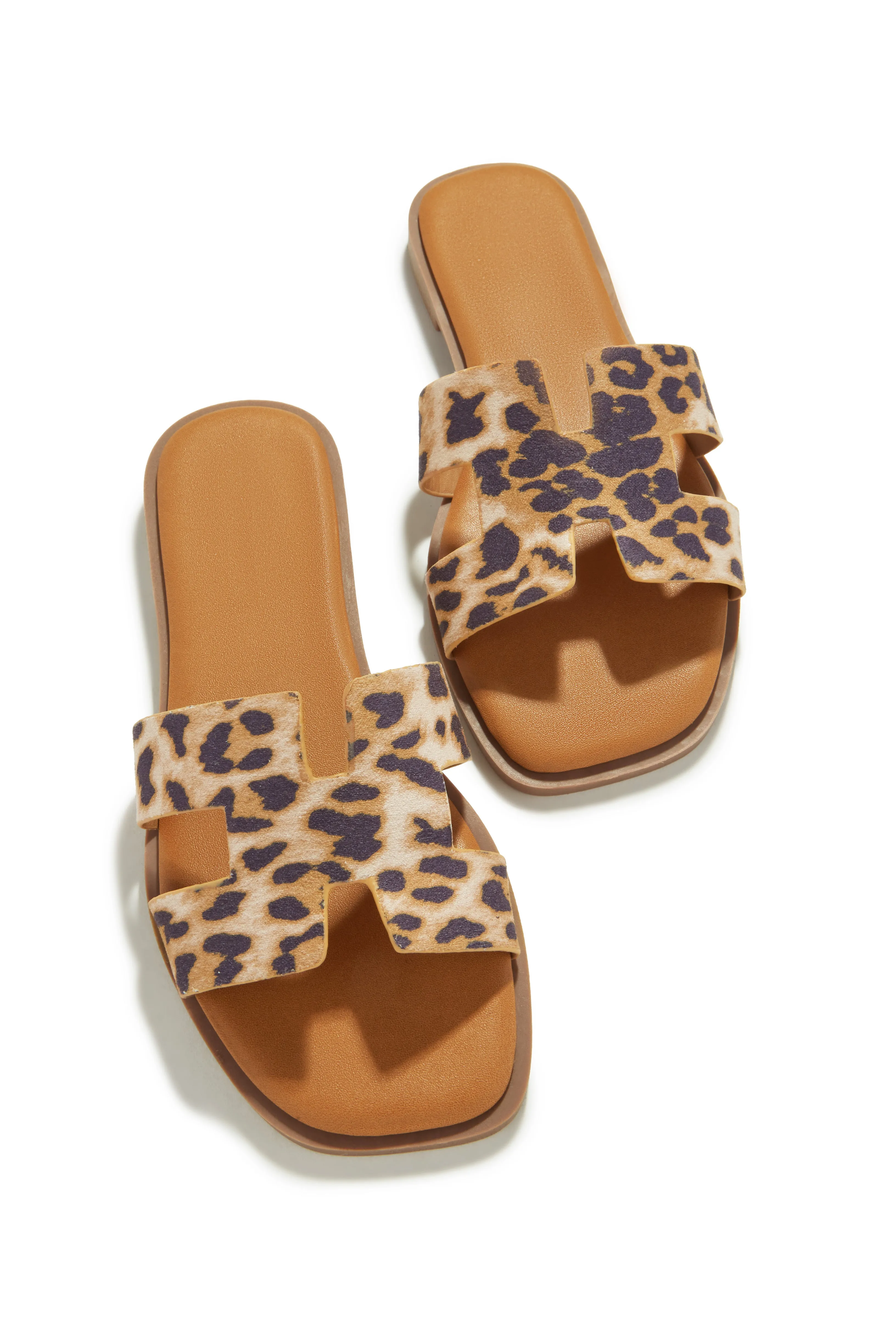 Miraya Slip On Sandals - Leopard sold by Miss Lola product image thumbnail 2