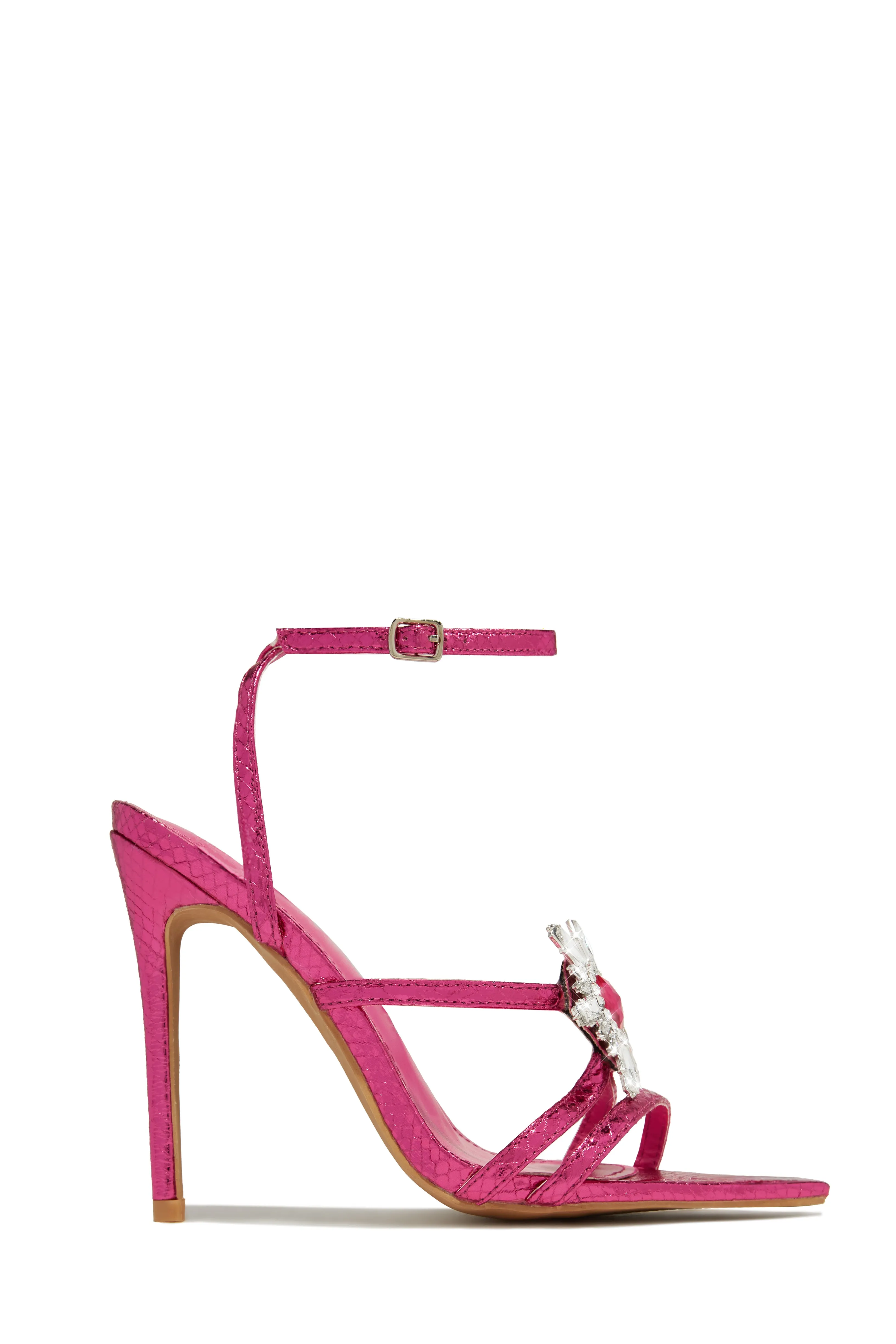Ameira Embellished High Heels - Pink sold by Miss Lola product image thumbnail 5