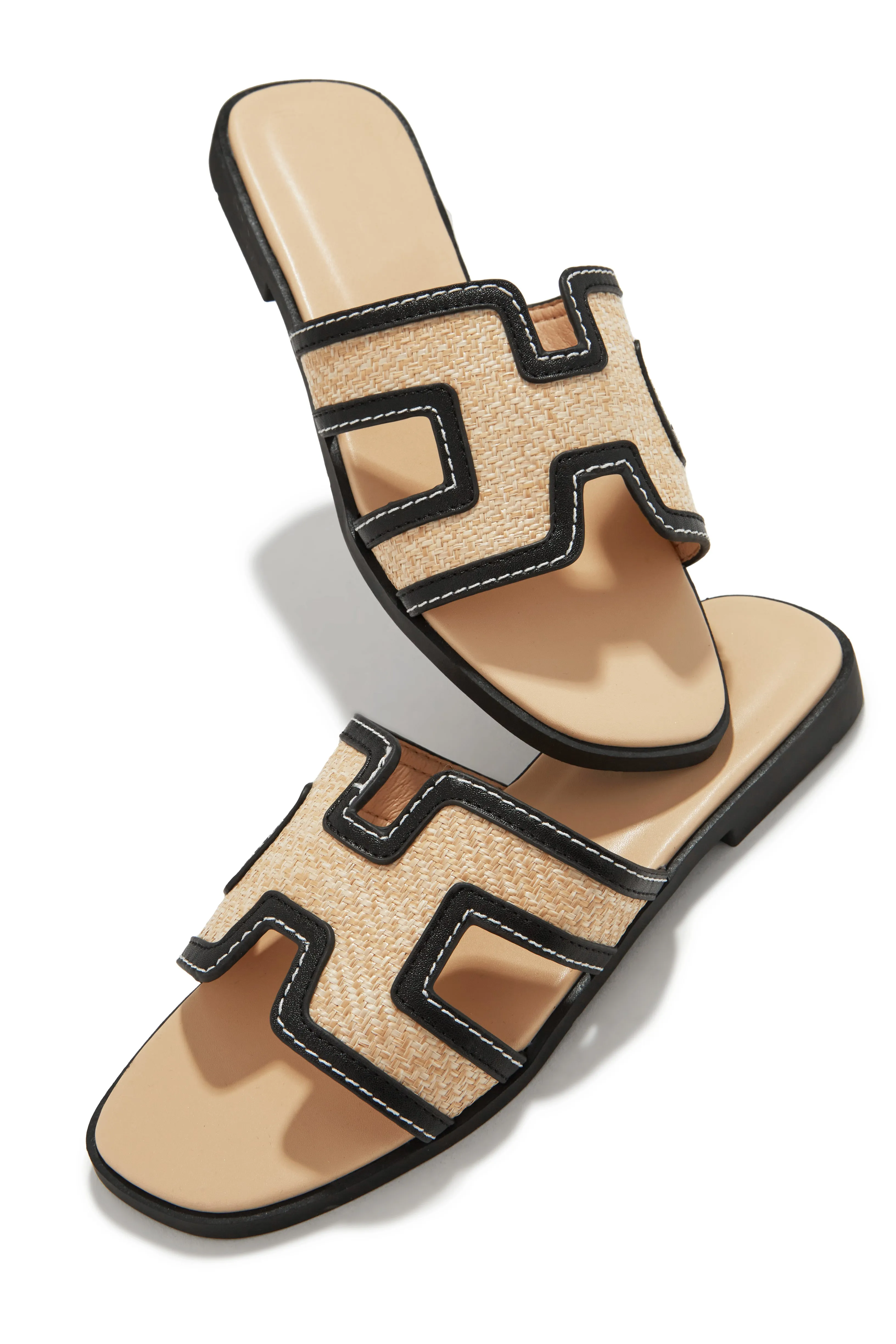 French Riviera Slip On Sandals - Natural sold by Miss Lola product image thumbnail 3