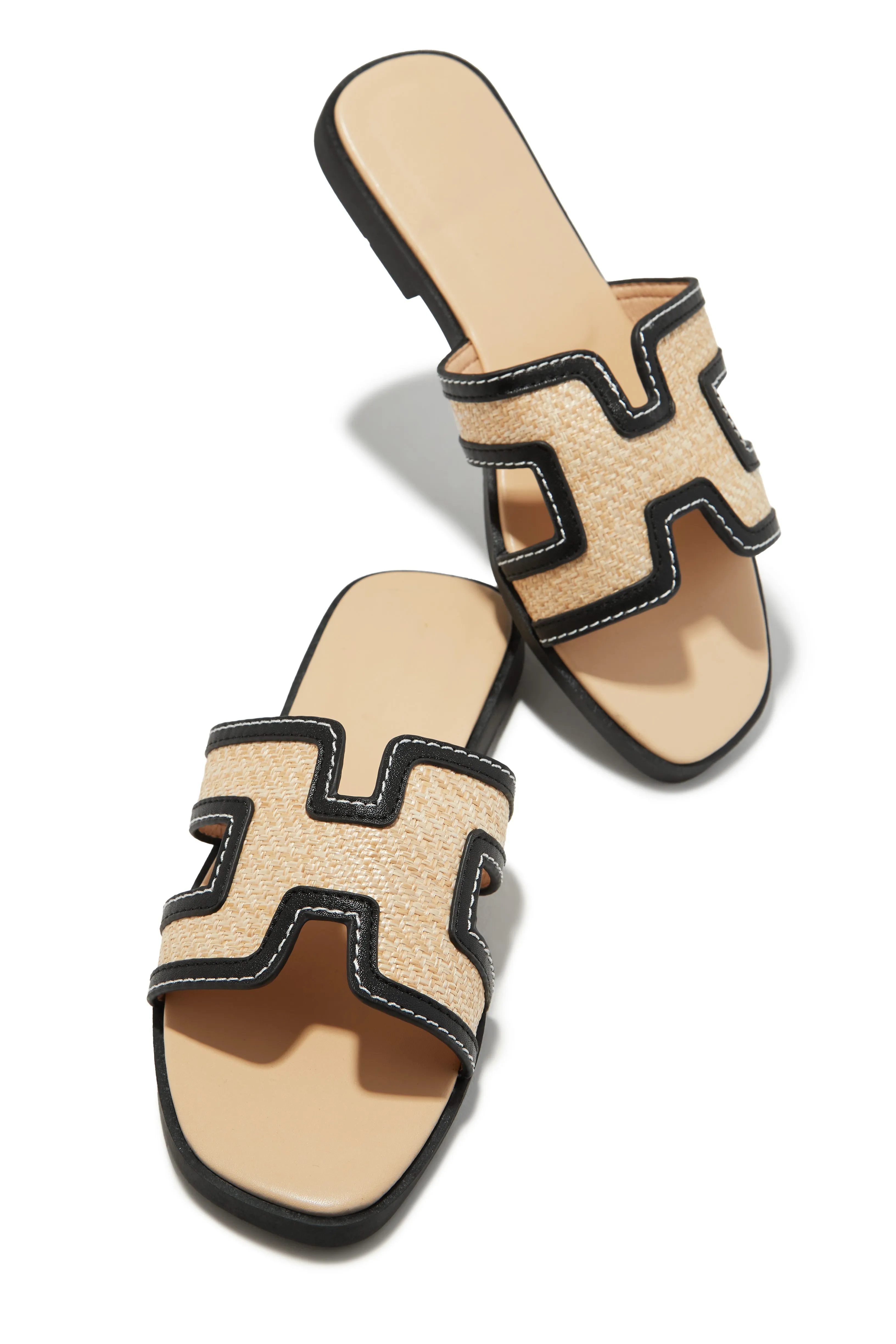 French Riviera Slip On Sandals - Natural sold by Miss Lola product image thumbnail 4