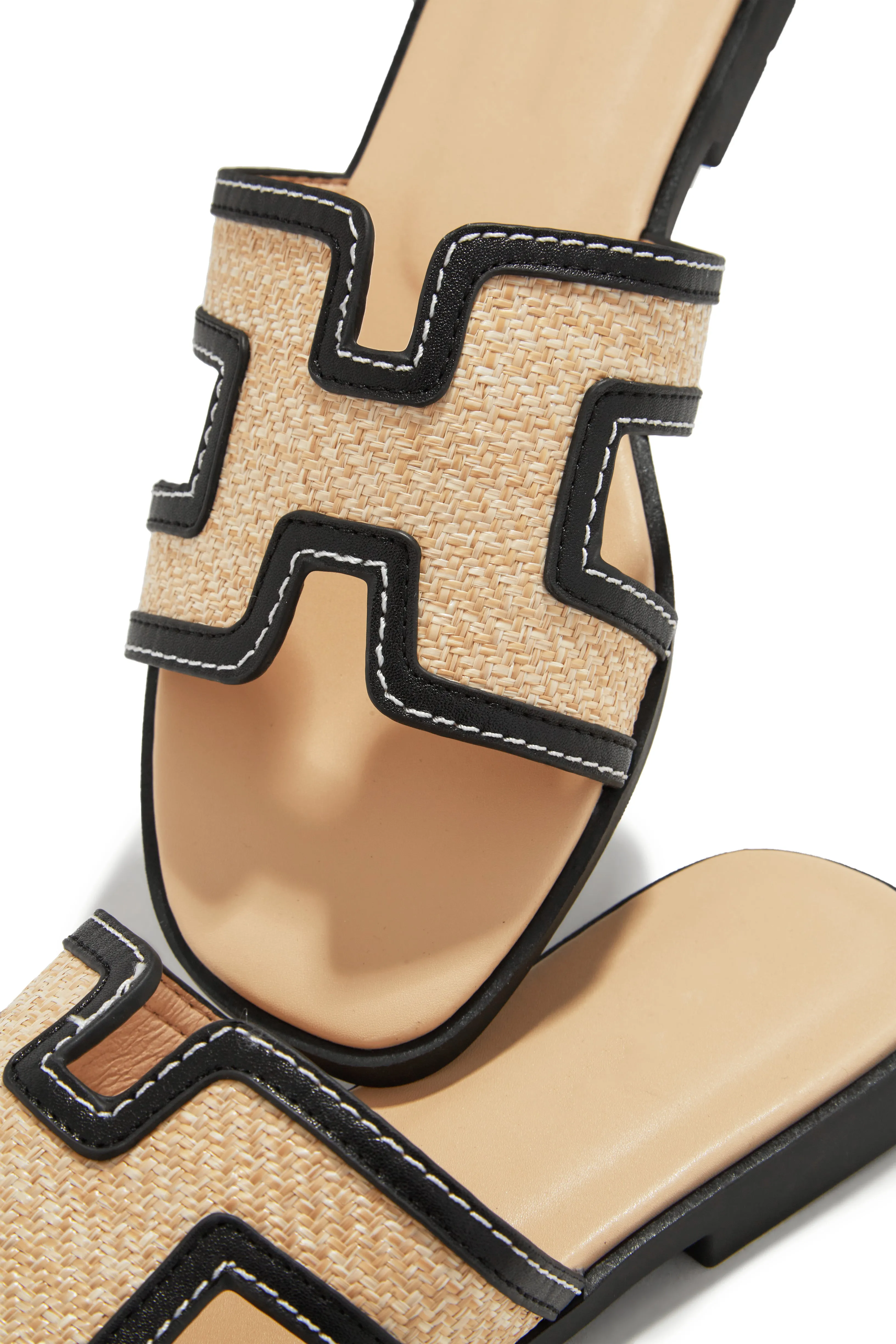 French Riviera Slip On Sandals - Natural sold by Miss Lola product image thumbnail 2