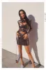 Alena Long Sleeve Mini Dress - Rose Gold sold by Miss Lola