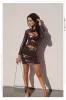 Alena Long Sleeve Mini Dress - Rose Gold sold by Miss Lola