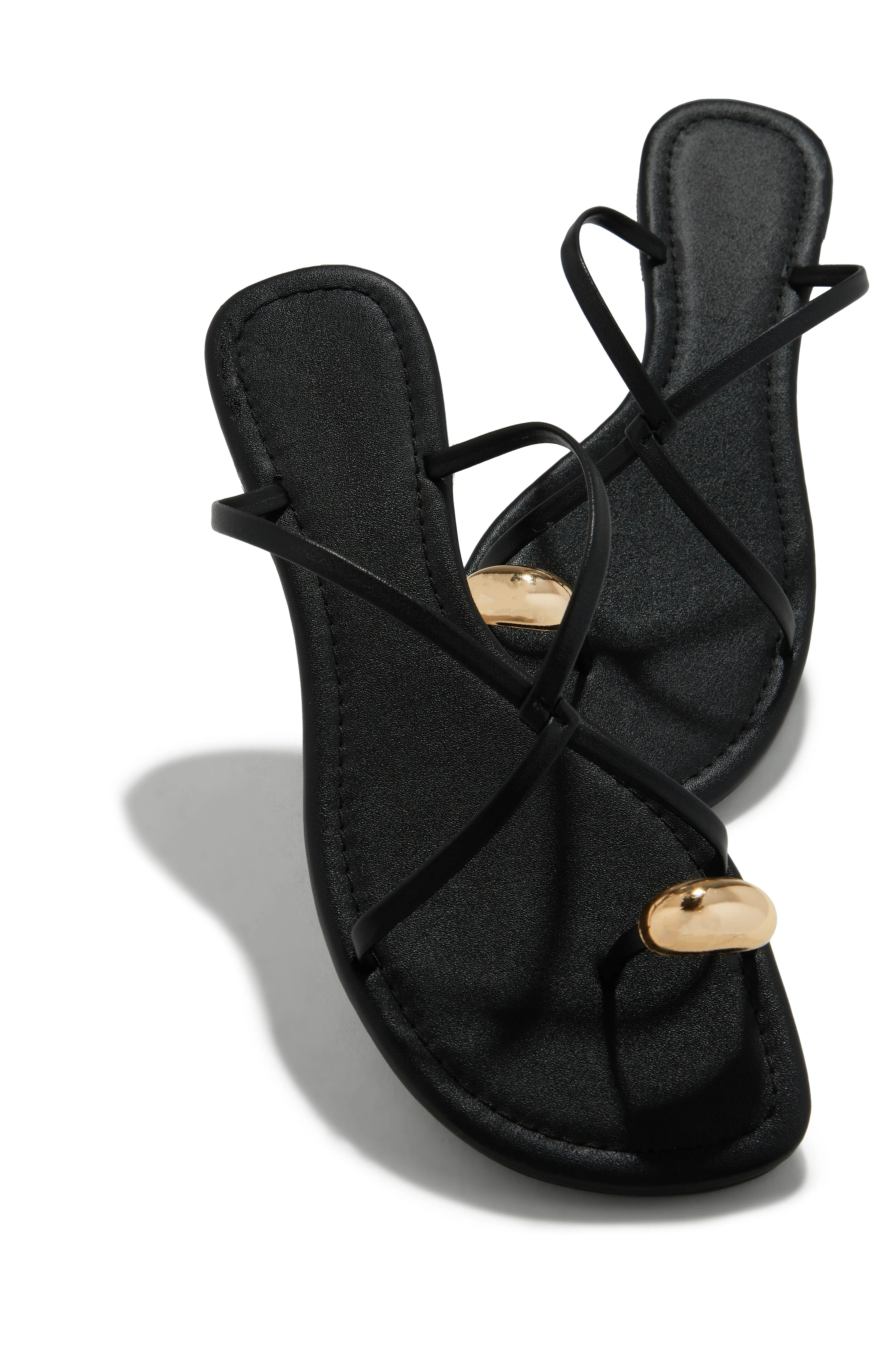 Kahlia Slip On Sandals - Black sold by Miss Lola product image thumbnail 2