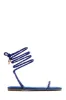 Aruba Island Embellished Lace Up Sandals - Blue sold by Miss Lola