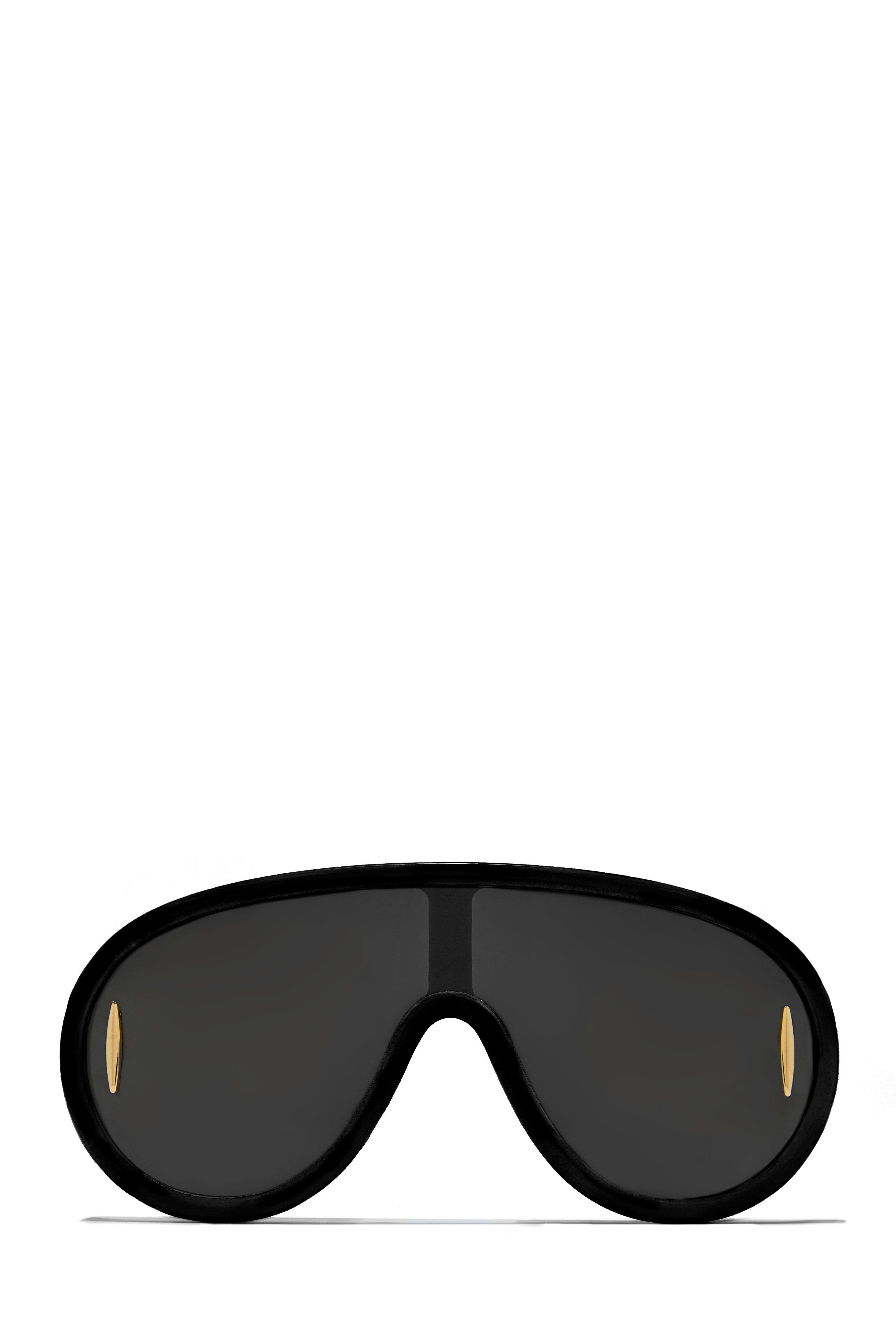 Exposed Oversized Aviator Sunglasses - Blue sold by Miss Lola product image thumbnail 5