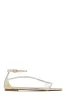 Dream Vacation Embellished Ankle Strap Sandals - Gold sold by Miss Lola