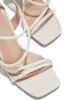 Victoria Block Heels - Ivory sold by Miss Lola