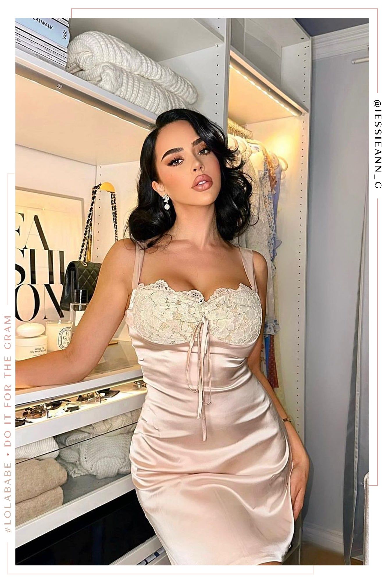 Lucille Lace Mini Dress - Cream sold by Miss Lola product image thumbnail 3