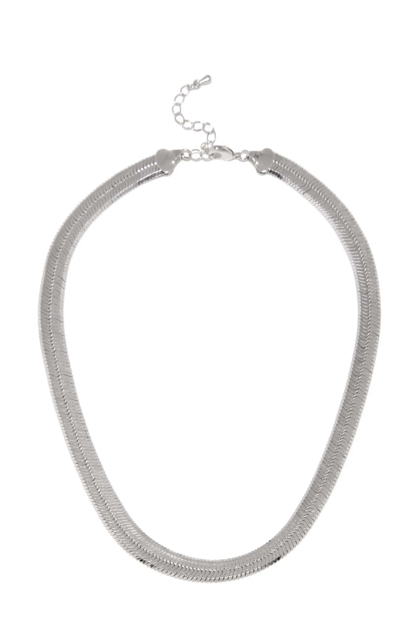 Nicol Snake Chain Necklace - Silver sold by Miss Lola