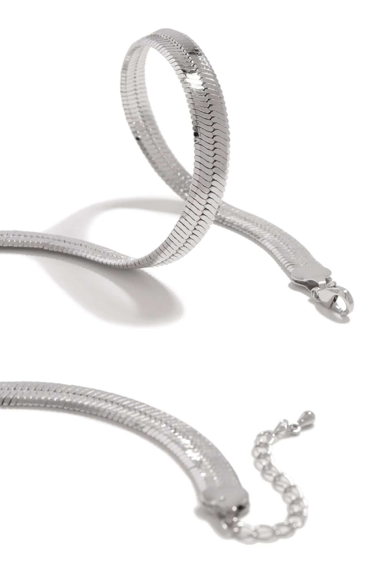 Nicol Snake Chain Necklace - Silver sold by Miss Lola product image thumbnail 3