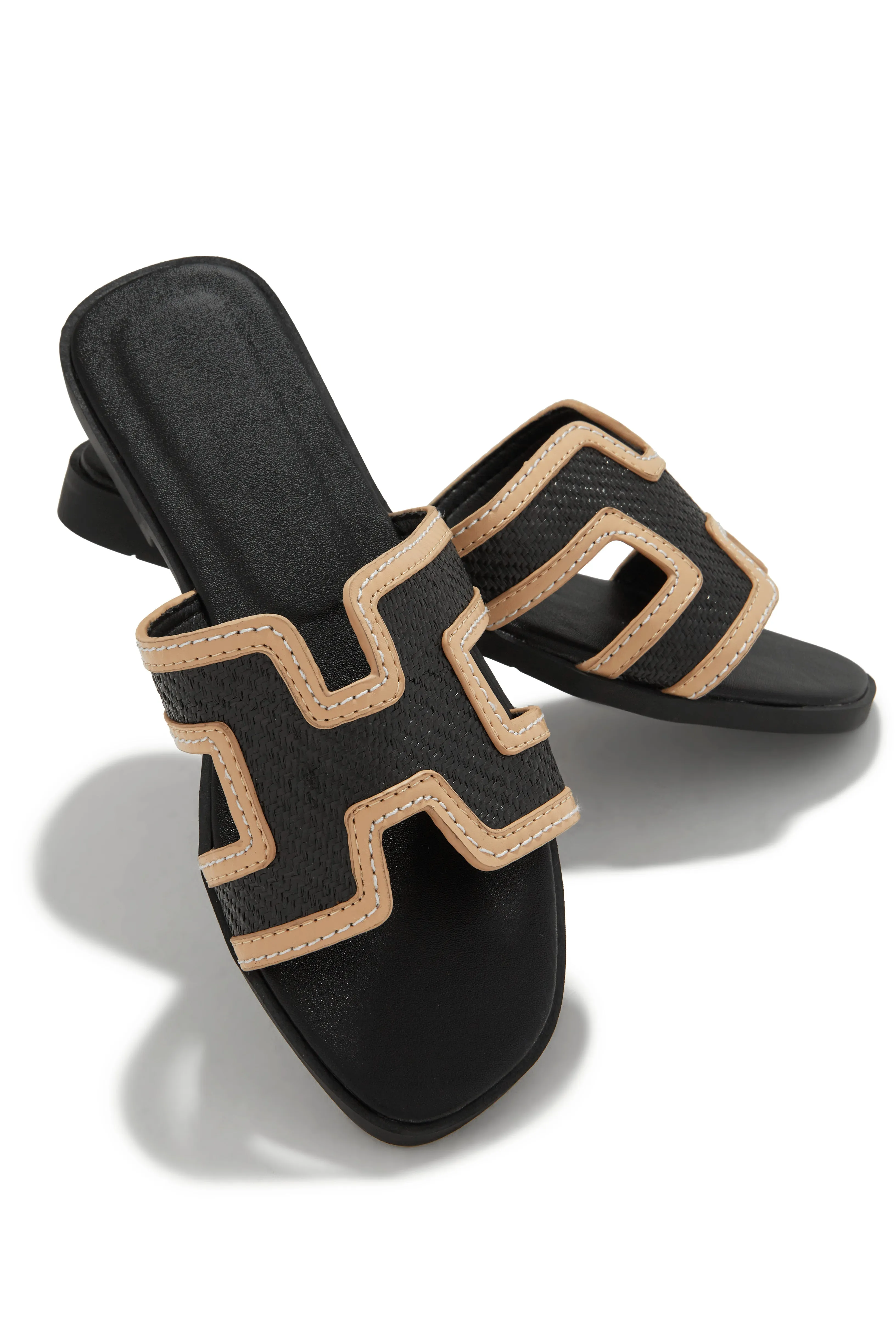 French Riviera Slip On Sandals - Black sold by Miss Lola product image thumbnail 2