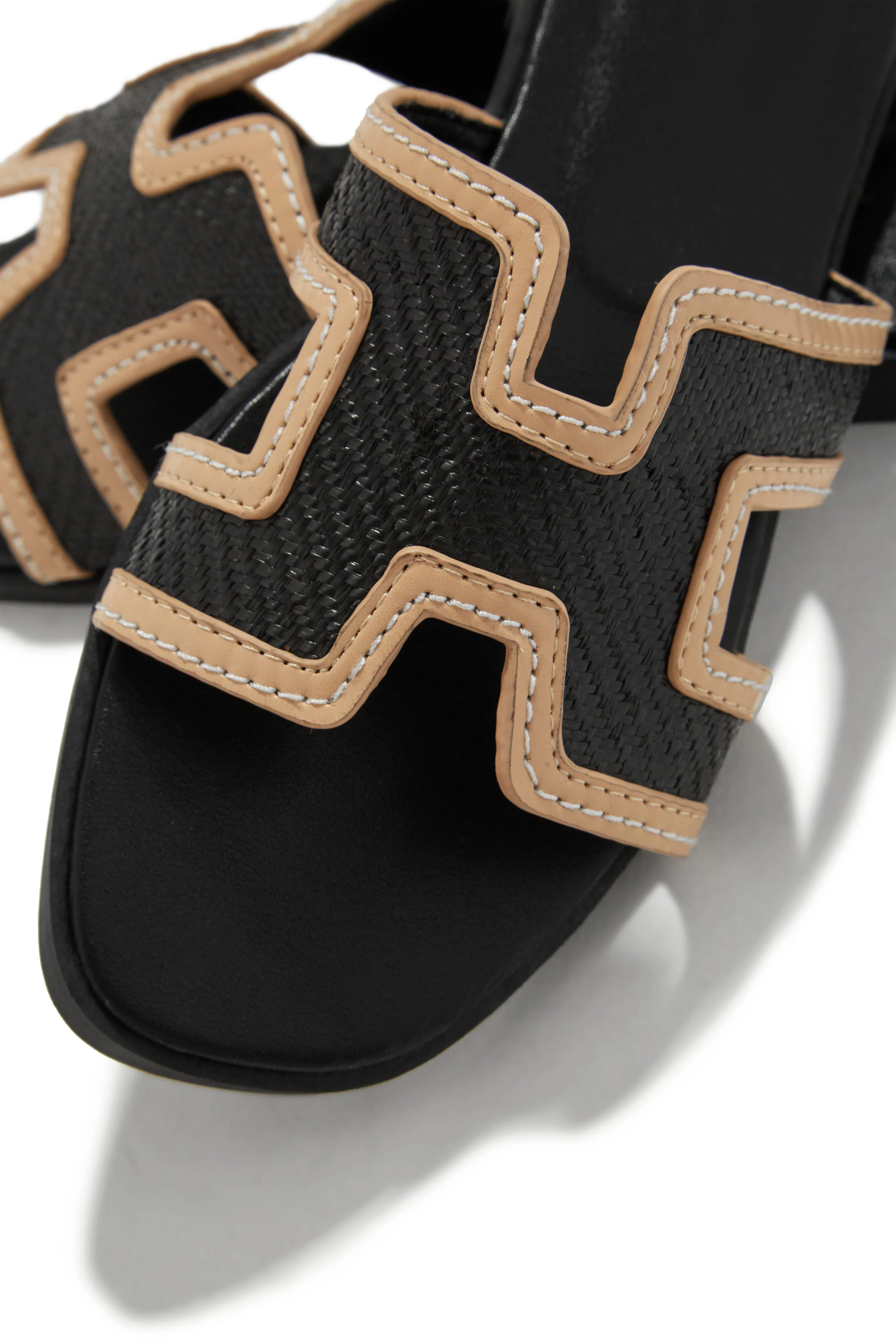 French Riviera Slip On Sandals - Black sold by Miss Lola product image thumbnail 3