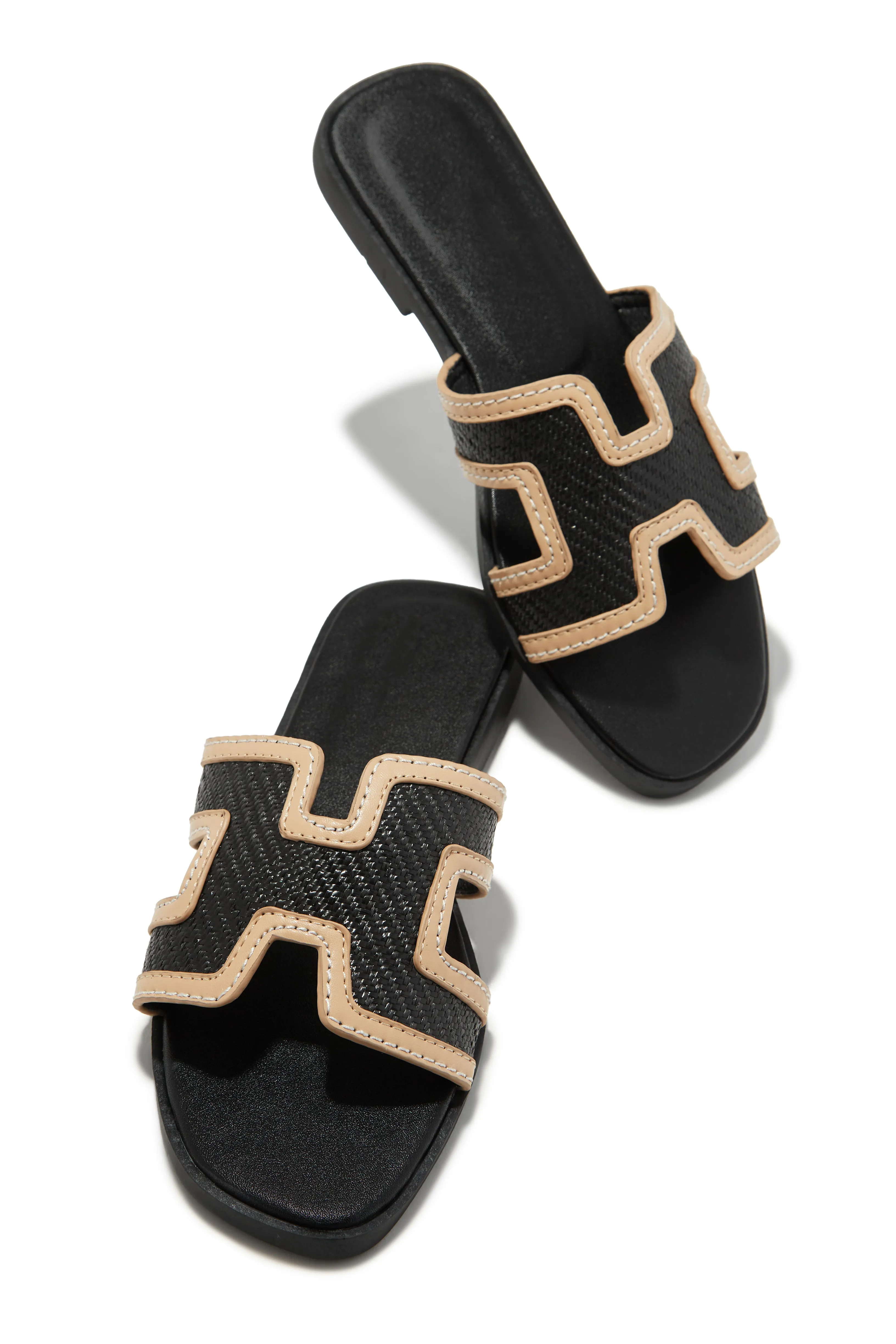 French Riviera Slip On Sandals - Black sold by Miss Lola product image thumbnail 4