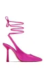 Azriel Lace Up Pumps - Blue sold by Miss Lola