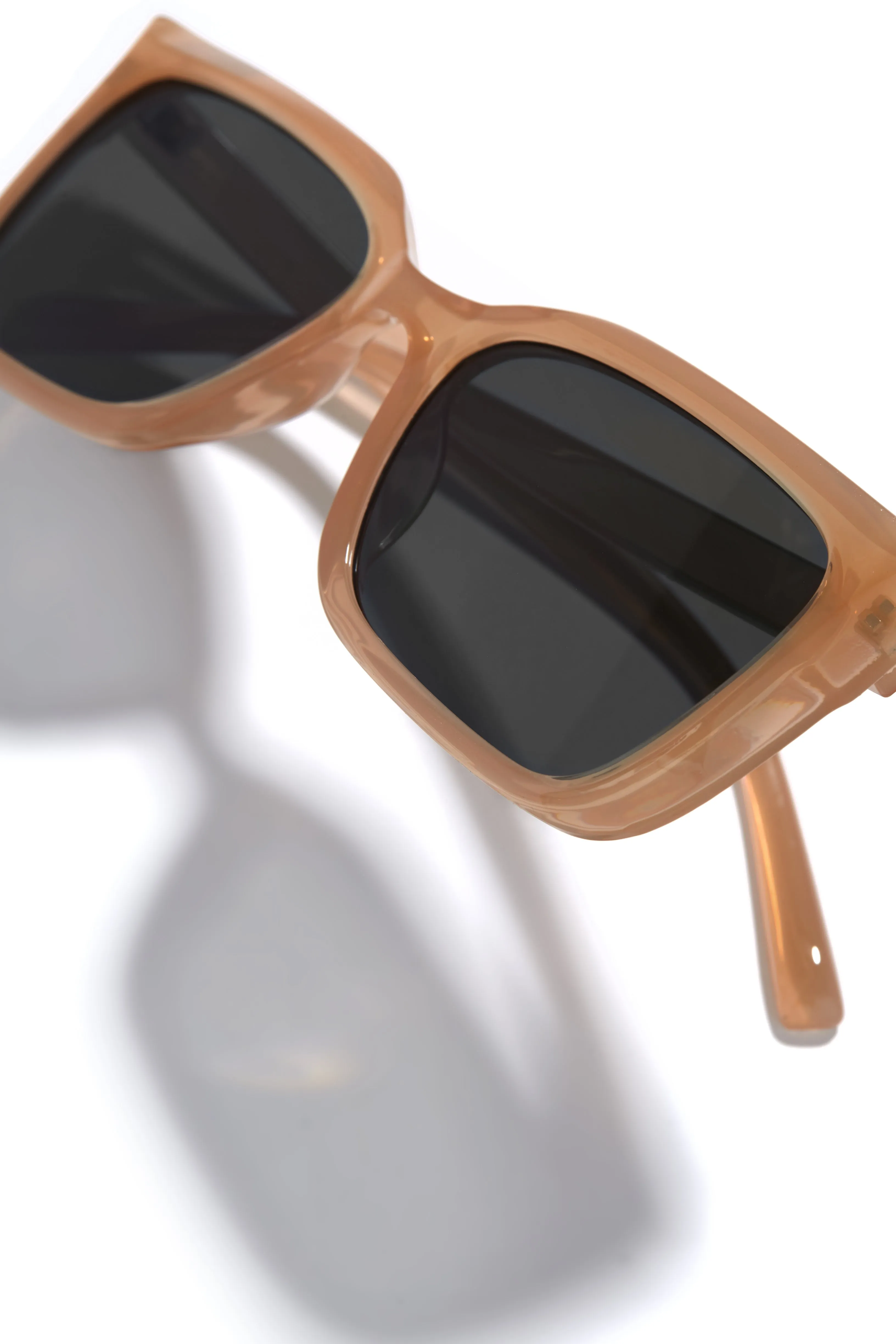 Leya Square Sunglasses - Nude sold by Miss Lola product image thumbnail 2