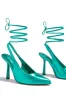 Azriel Lace Up Pumps - Blue sold by Miss Lola