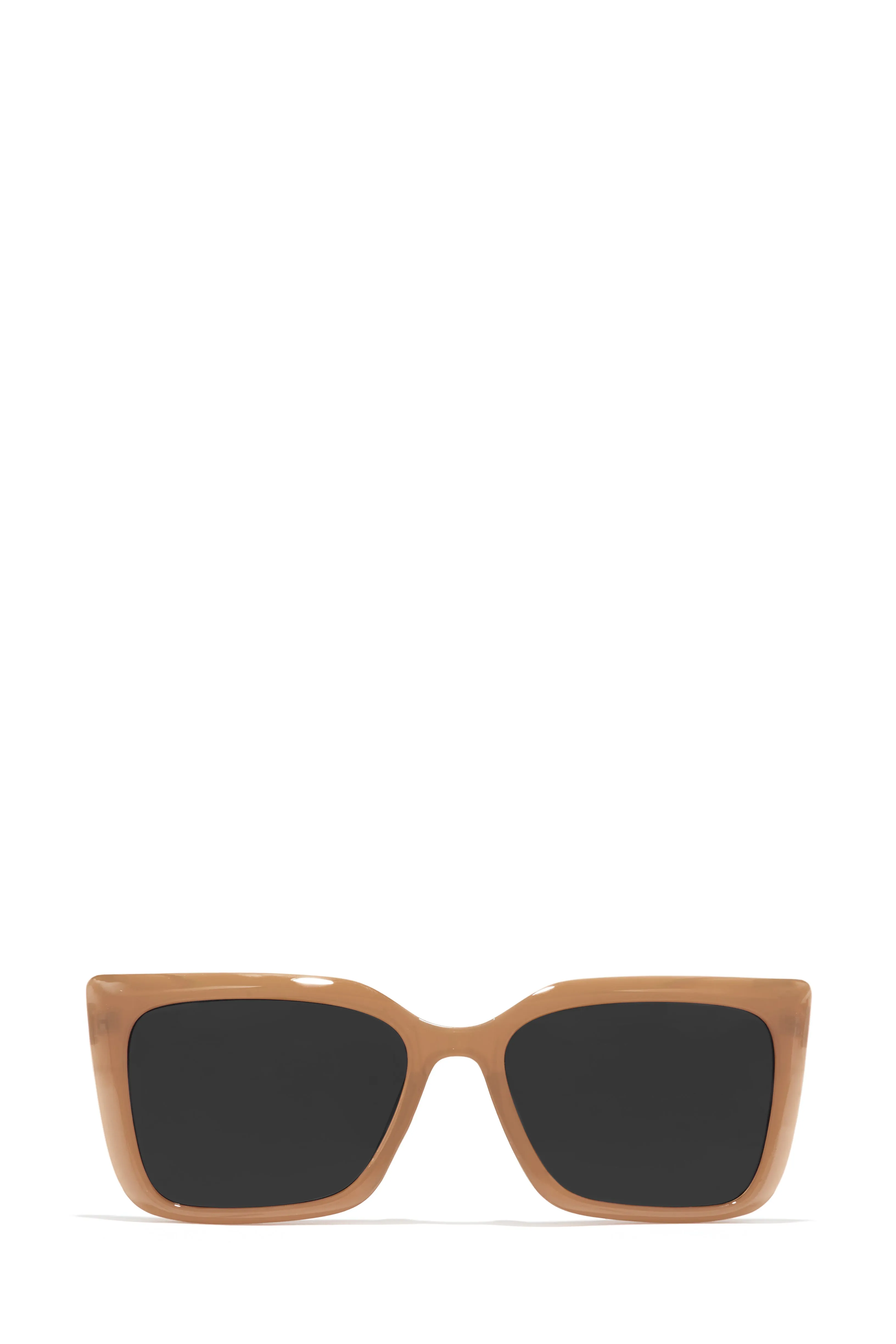 Leya Square Sunglasses - Nude sold by Miss Lola