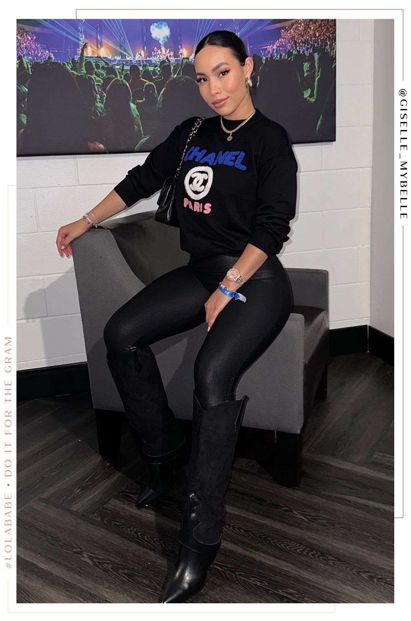 Jolene - Black sold by Miss Lola product image thumbnail 4