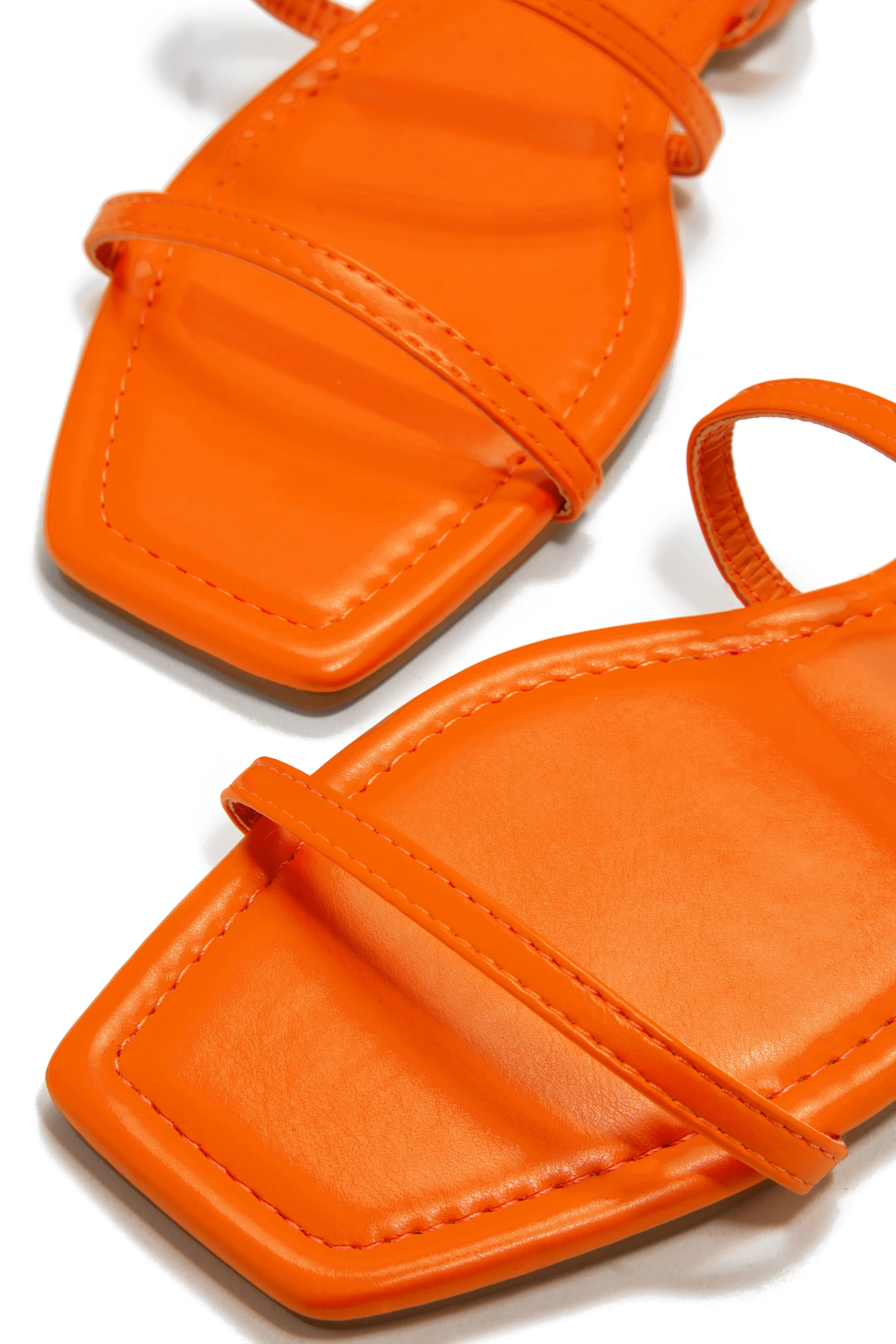 Bali Beach Flat Sandals - Orange sold by Miss Lola product image thumbnail 3