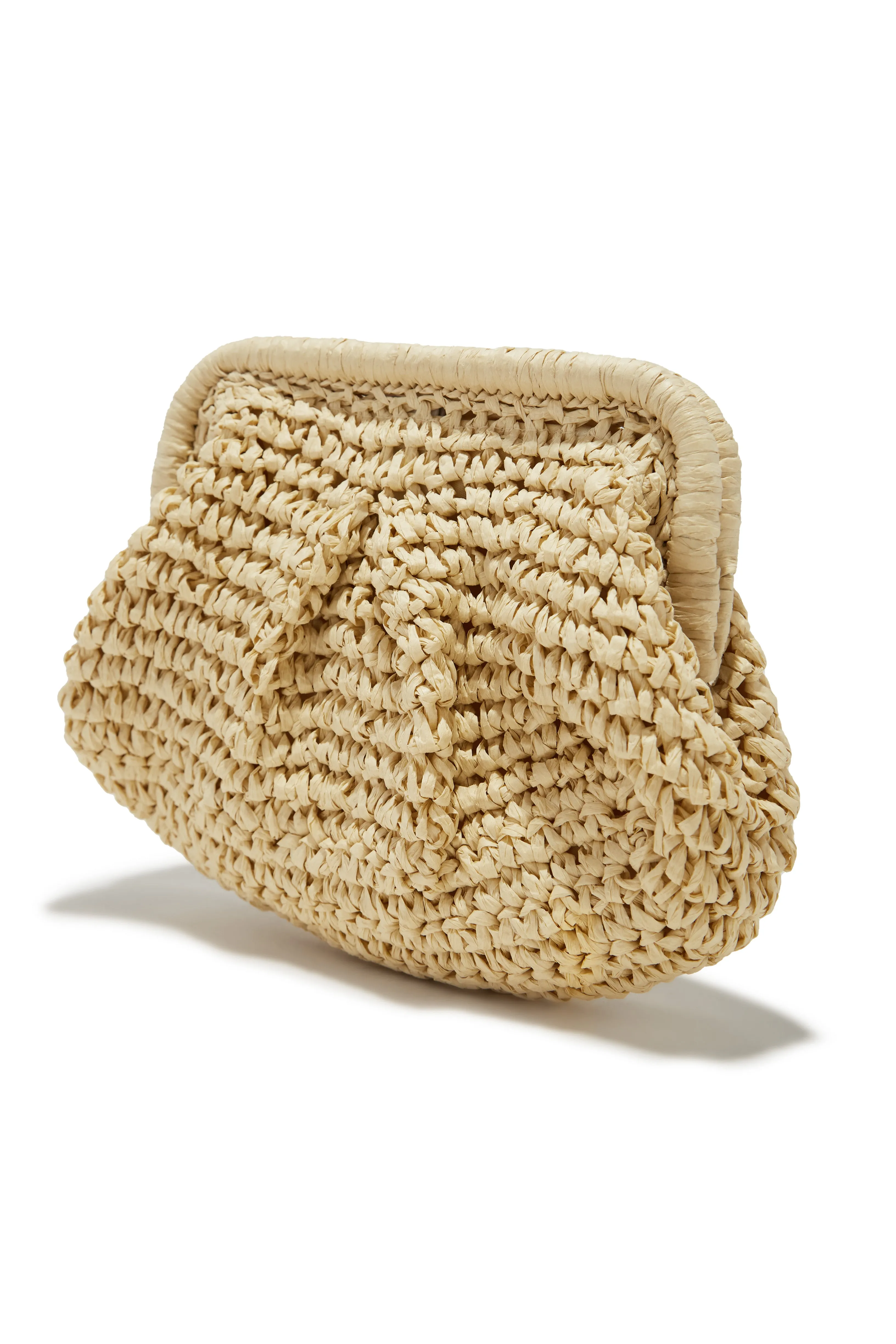Sea You Soon Woven Straw Crossbody Handbag - Ivory sold by Miss Lola product image thumbnail 3