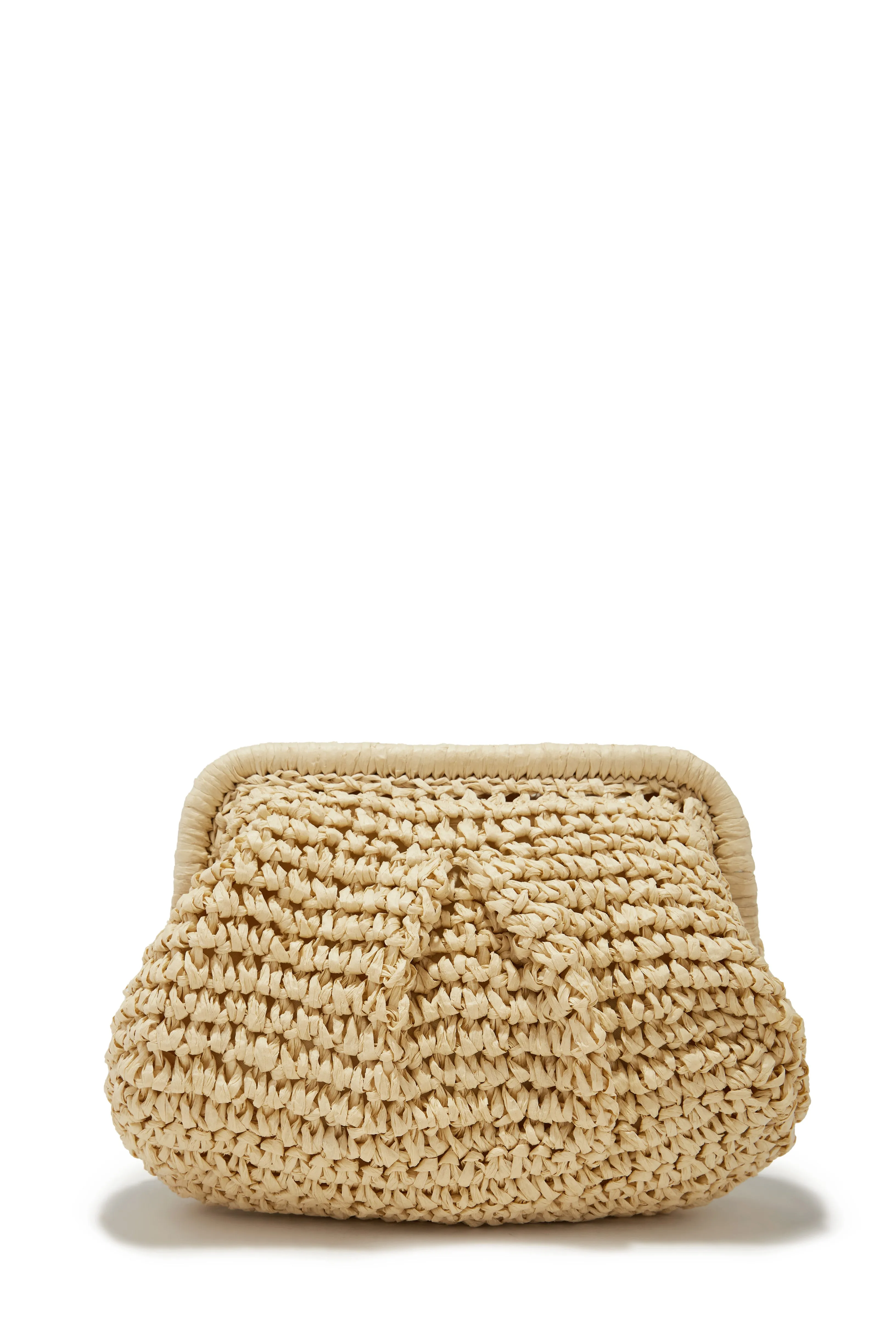 Sea You Soon Woven Straw Crossbody Handbag - Ivory sold by Miss Lola