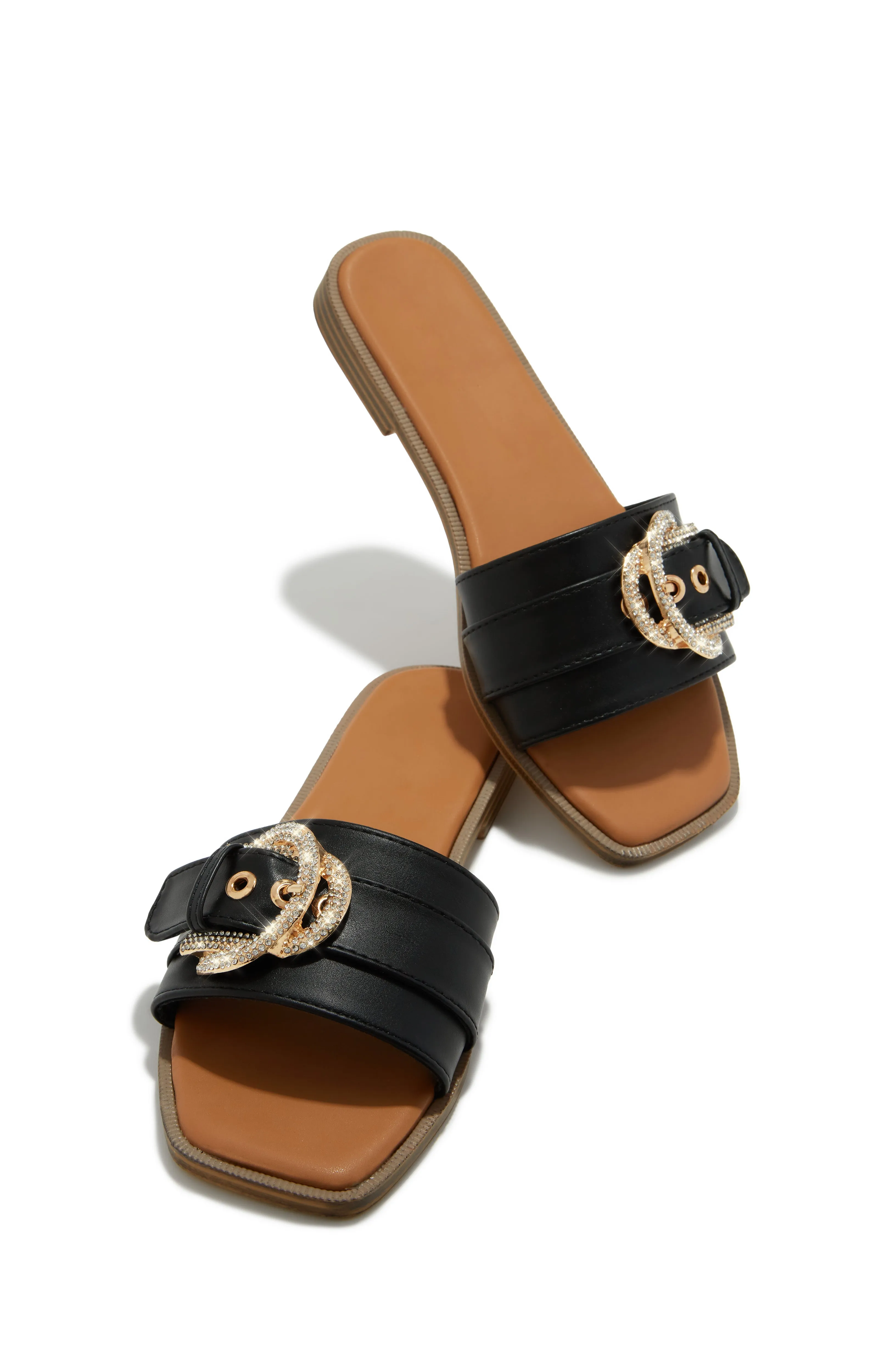 Asarya Slip On Sandals - Black sold by Miss Lola product image thumbnail 2