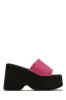 Francia Platform Slip On Sandals - Pink sold by Miss Lola