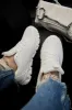 Jet Setter Lace Up Sneakers - White sold by Miss Lola