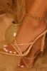 Fine Art High Heel Mules - Nude sold by Miss Lola
