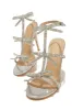 Party Season Embellished High Heels - Silver sold by Miss Lola