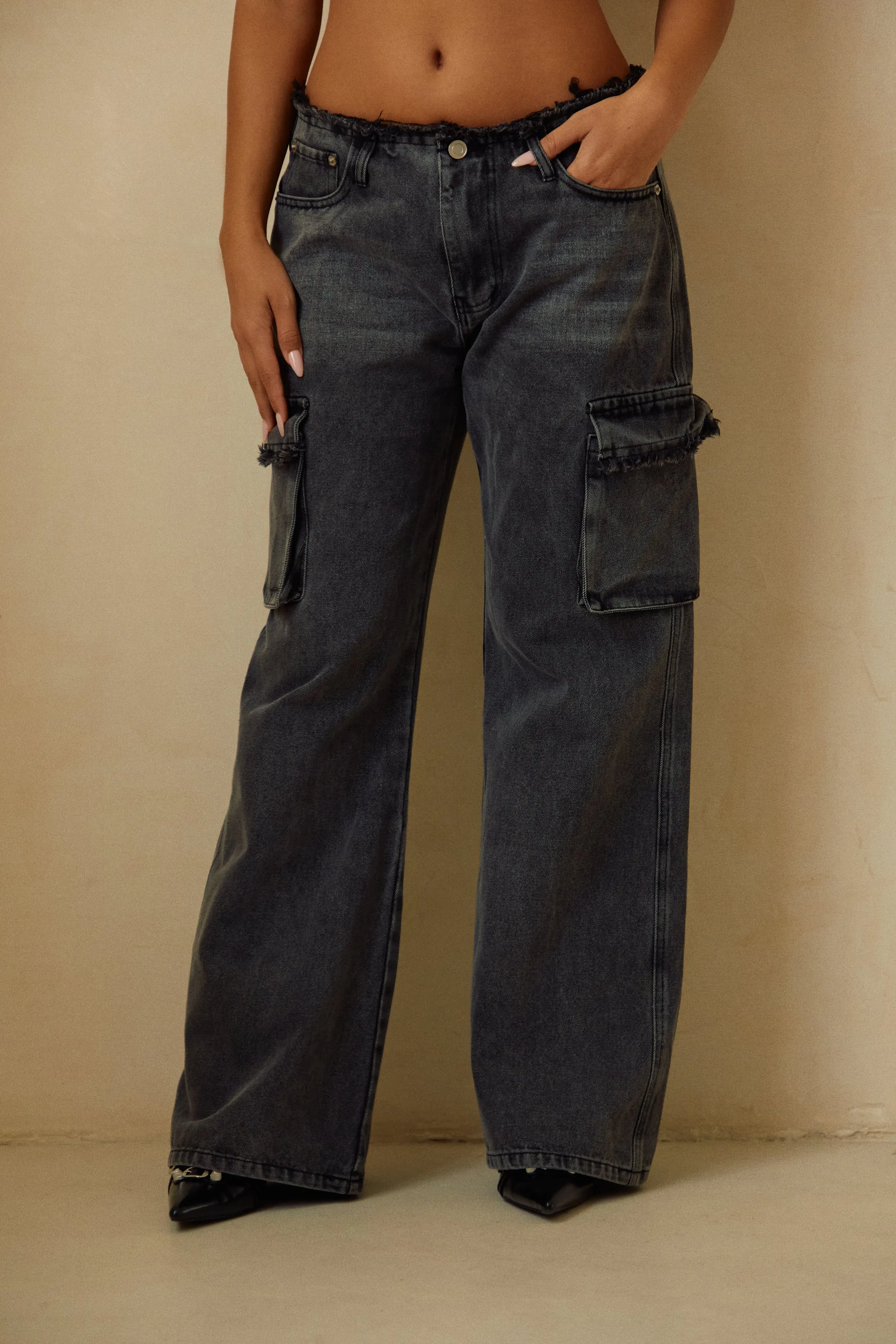 【PORTERNA】Army washed wide jeans Women Kora Overnight at AG Jeans Official Store