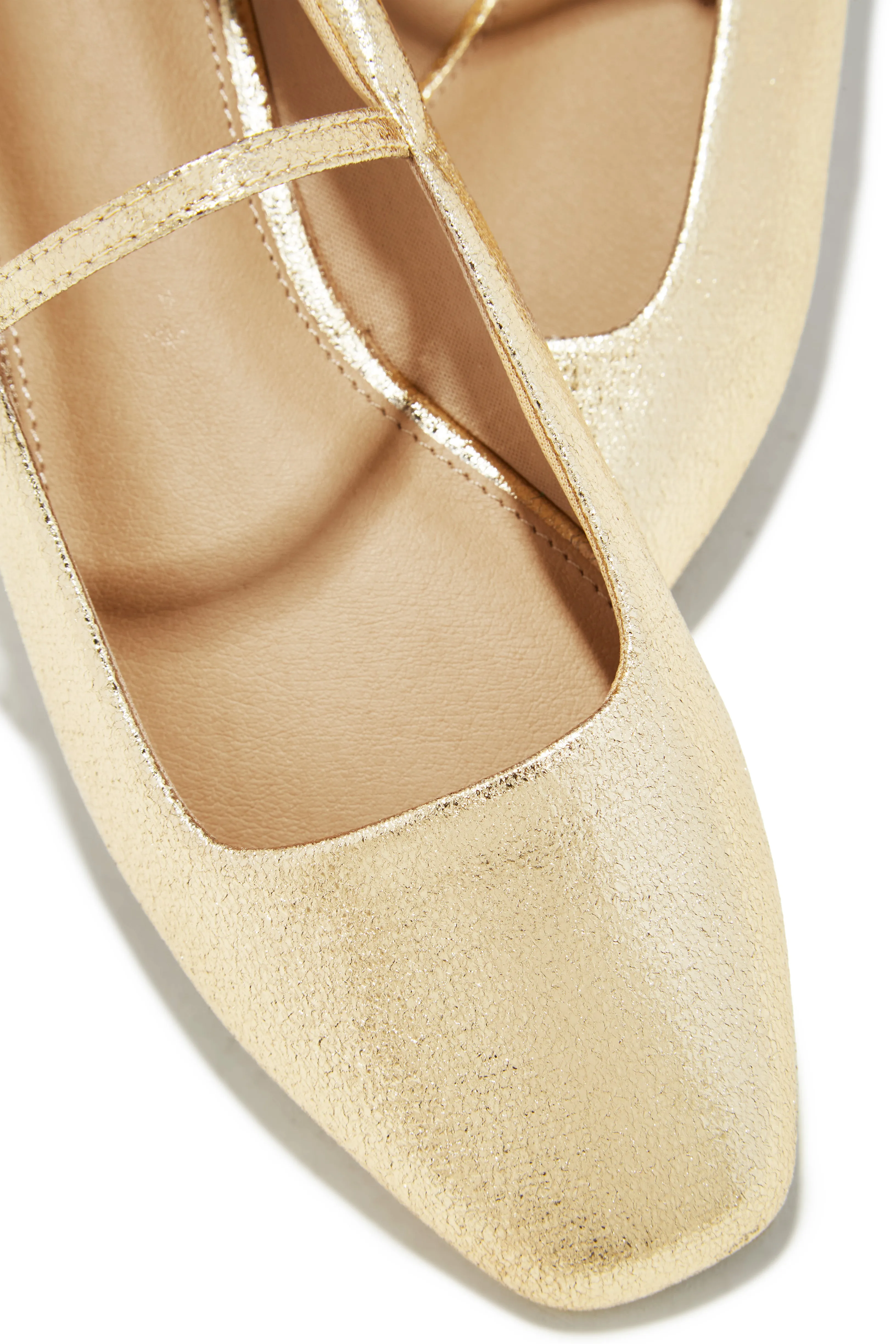 Zoe Flats - Gold sold by Miss Lola product image thumbnail 2