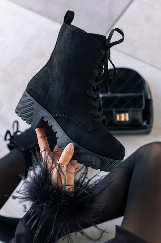 Obsessed With You - Black Suede sold by Miss Lola