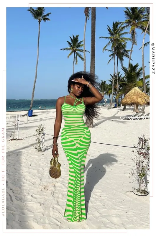 Vacay Muse - Green Print sold by Miss Lola