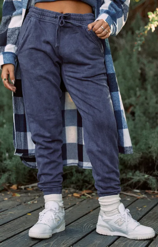Grateful Jogger Exclusive Jogger Pant - Blue sold by Miss Lola