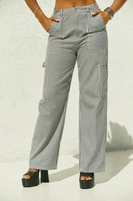 Rita Pant - Blue sold by Miss Lola