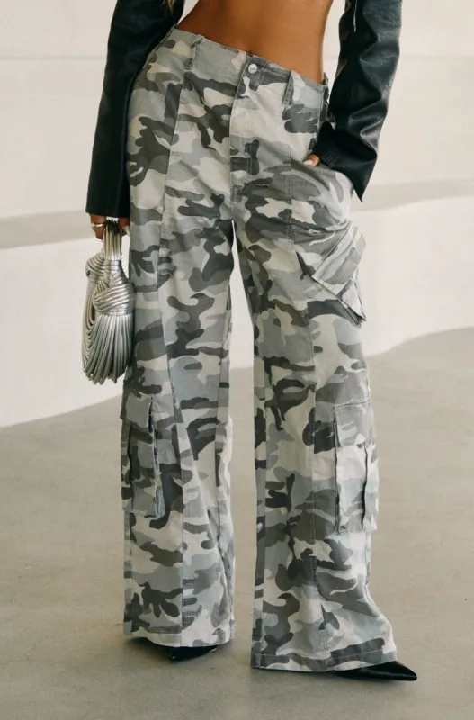 Brooklyn Camouflage Cargo Pant - Camo sold by Miss Lola