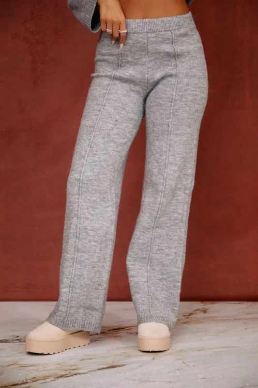 Always Cozy Pant - Grey sold by Miss Lola