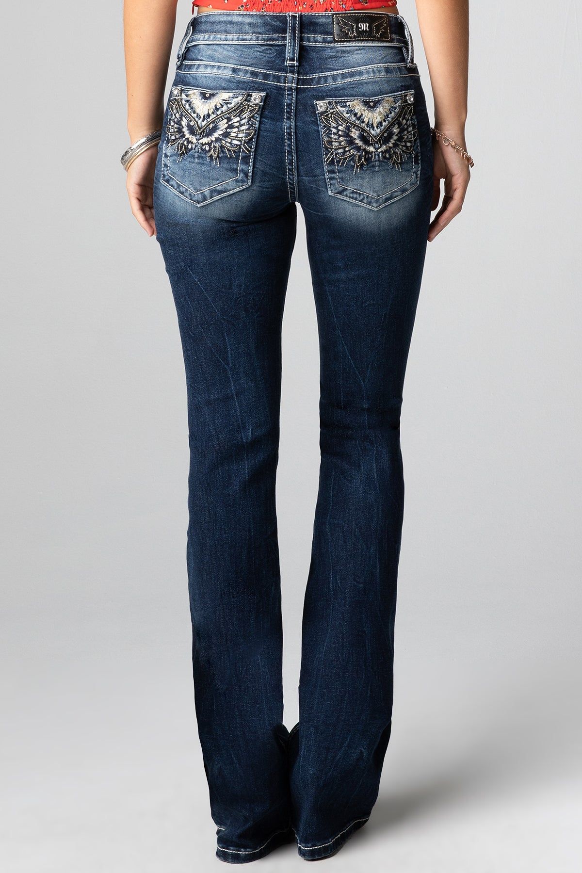 Butterfly Effect Bootcut Jeans sold by Miss Me
