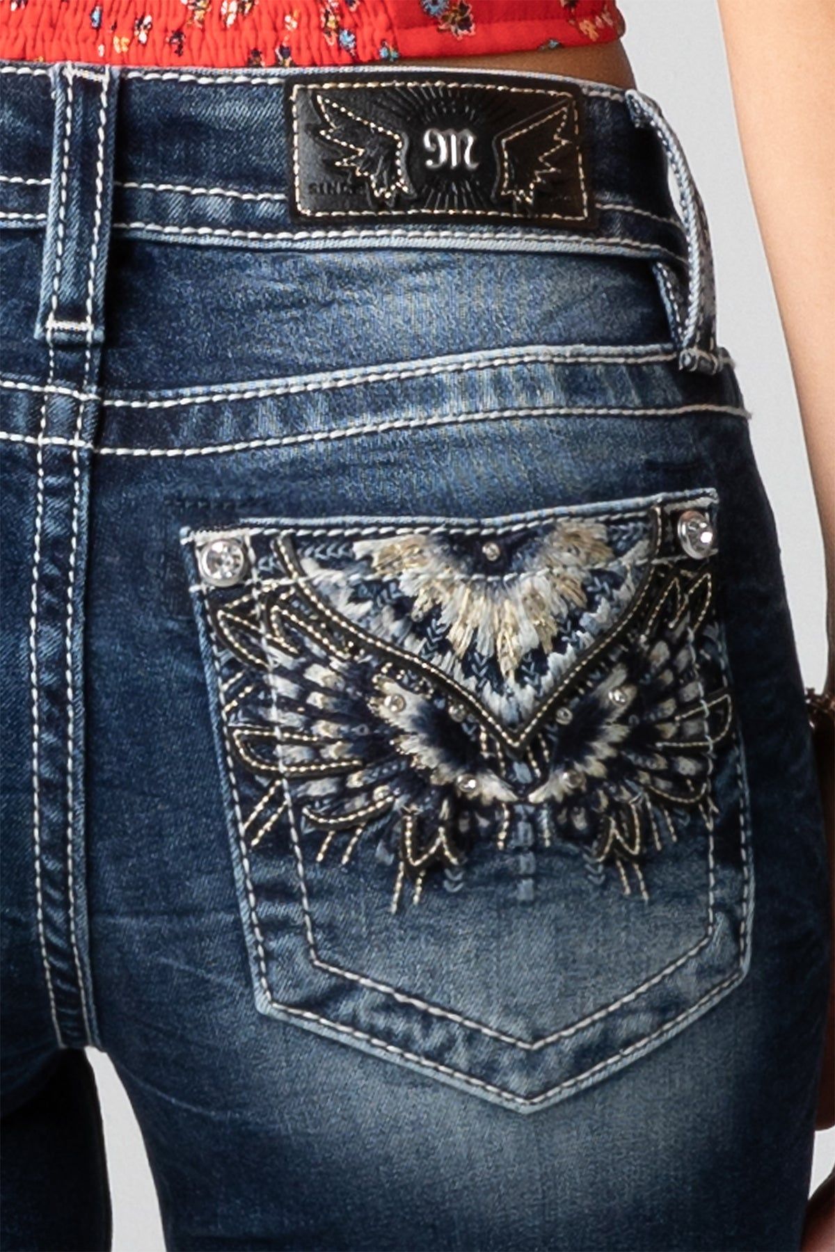 Butterfly Effect Bootcut Jeans sold by Miss Me product image thumbnail 4