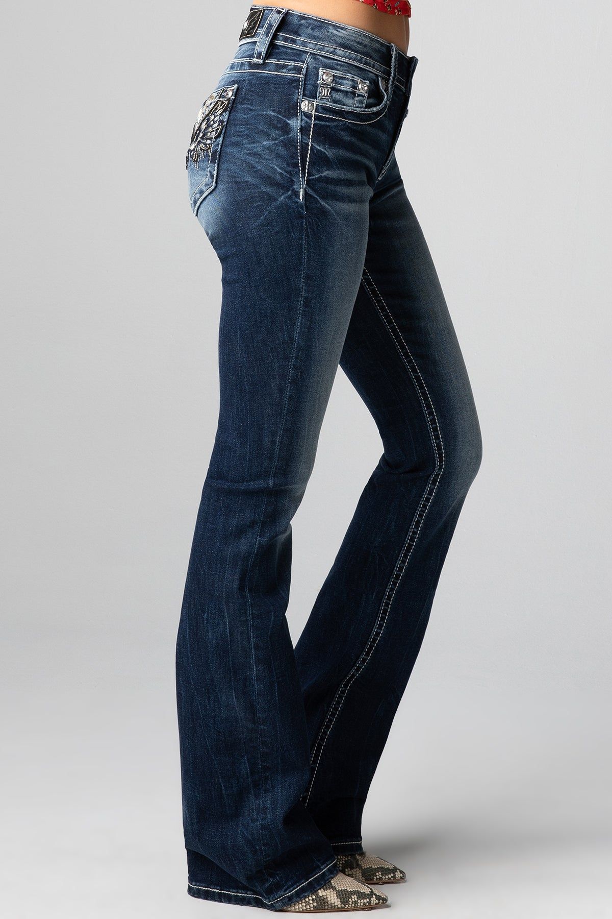 Butterfly Effect Bootcut Jeans sold by Miss Me product image thumbnail 3