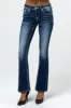 Raised Silver Wings Bootcut Jeans sold by Miss Me