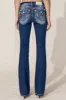 Broken Saddle Stitch Bootcut Jeans sold by Miss Me